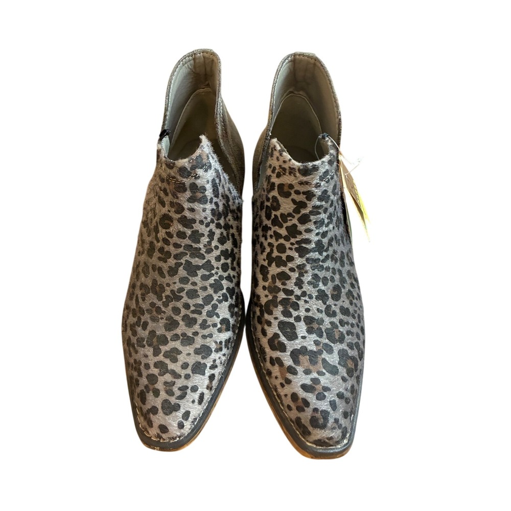 Roper Womens Leopard Print Ankle Boots Western Booties 09-021-1567-1283